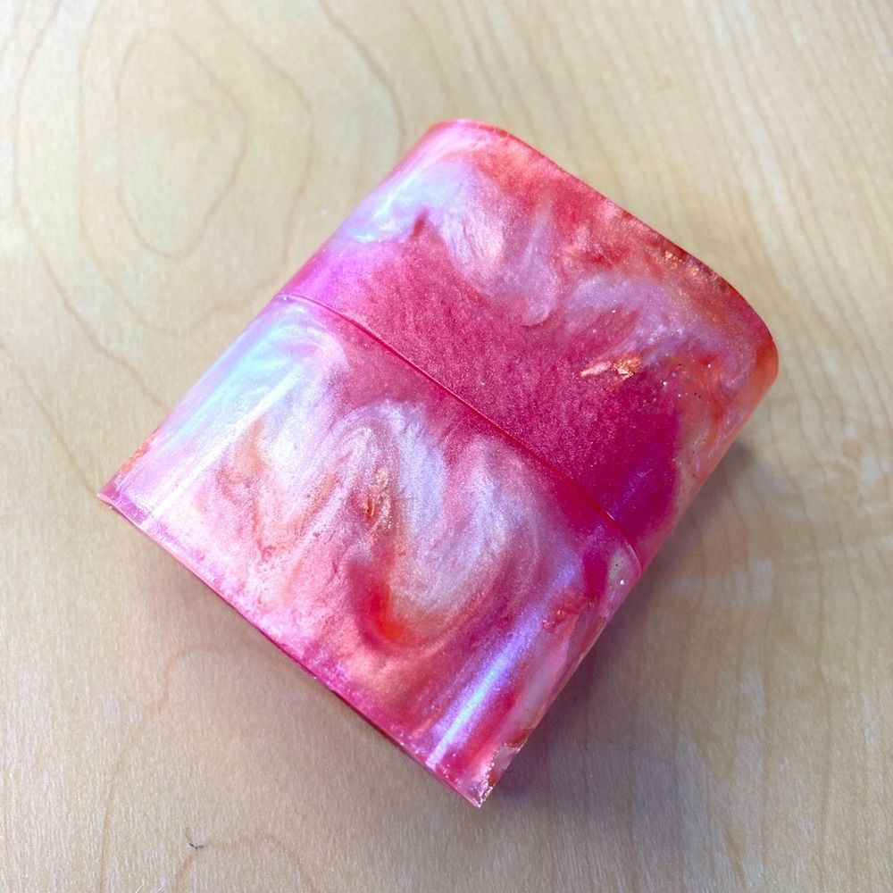 pink marble airpod case for AirPods 1 & 2